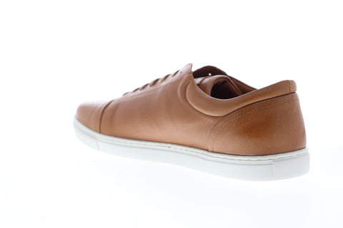 Robert Wayne Dary RW100077M Mens Brown Leather Low Top Lifestyle Sneakers Shoes