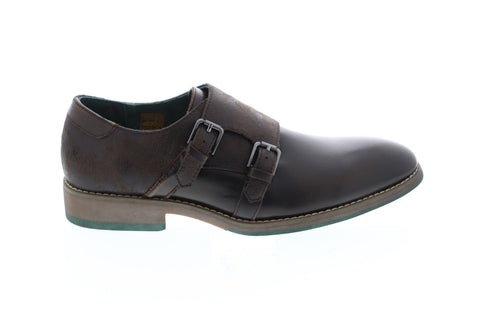 Robert Wayne Thane RW100144M Mens Brown Leather Oxfords Casual Shoes