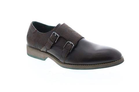 Robert Wayne Thane RW100144M Mens Brown Leather Oxfords Casual Shoes