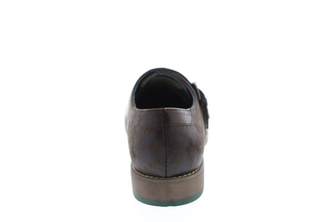 Robert Wayne Thane RW100144M Mens Brown Leather Oxfords Casual Shoes
