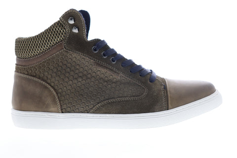 Robert Wayne Gunther RW100180M Mens Brown Leather Lifestyle Sneakers Shoes