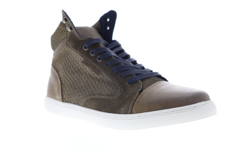 Robert Wayne Gunther RW100180M Mens Brown Leather Lifestyle Sneakers Shoes