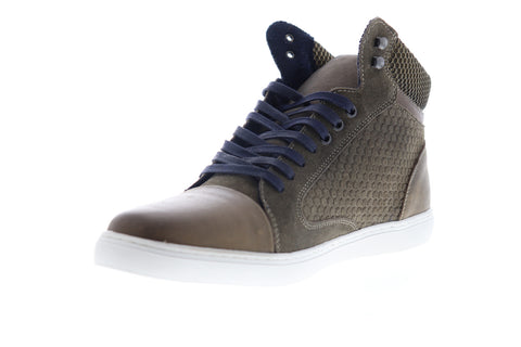 Robert Wayne Gunther RW100180M Mens Brown Leather Lifestyle Sneakers Shoes