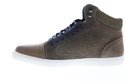 Robert Wayne Gunther RW100180M Mens Brown Leather Lifestyle Sneakers Shoes