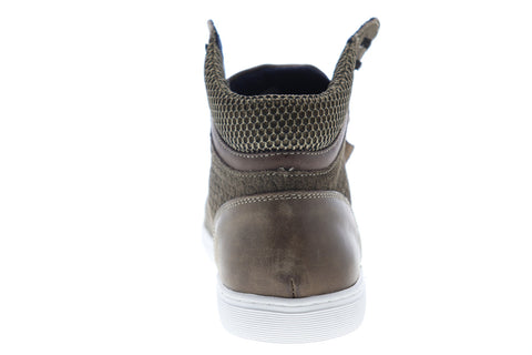 Robert Wayne Gunther RW100180M Mens Brown Leather Lifestyle Sneakers Shoes