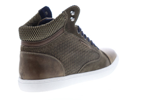 Robert Wayne Gunther RW100180M Mens Brown Leather Lifestyle Sneakers Shoes