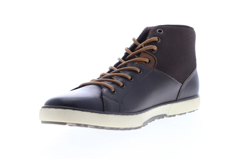 Robert Wayne Elliot RW100194M Mens Brown Leather Lifestyle Sneakers Shoes