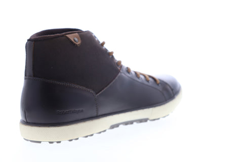Robert Wayne Elliot RW100194M Mens Brown Leather Lifestyle Sneakers Shoes