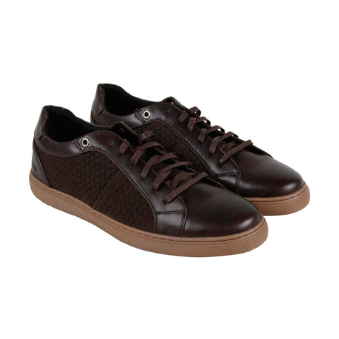 Robert Wayne Gregory RW100199M Mens Brown Leather Lifestyle Sneakers Shoes