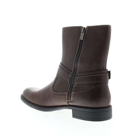 Robert Wayne Conroy RW100229M Mens Brown Leather High Top Casual Dress Boots