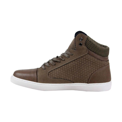 Robert Wayne Garroway RW100231M Mens Brown Leather Casual Fashion Sneakers Shoes