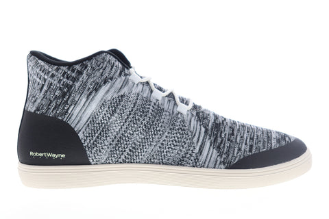Robert Wayne Fenmore RW100233M Mens Black Canvas Lifestyle Sneakers Shoes