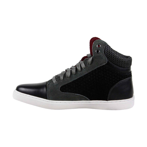 Robert Wayne Garroway RW100236M Mens Black Leather Lifestyle Sneakers Shoes