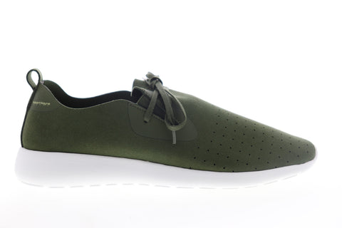 Robert Wayne Kayleb RW100338M Mens Green Suede Lifestyle Sneakers Shoes
