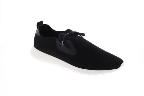Robert Wayne Kayleb RW100339M Mens Black Suede Low Top Lifestyle Sneakers Shoes