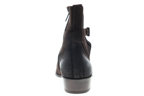 Robert Wayne Leonardo RW100527M Mens Brown Suede High Top Casual Dress Boots