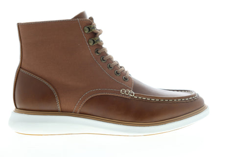 Robert Wayne Doug RW100560M Mens Brown Leather High Top Casual Dress Boots