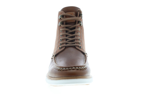 Robert Wayne Doug RW100560M Mens Brown Leather High Top Casual Dress Boots