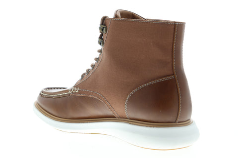 Robert Wayne Doug RW100560M Mens Brown Leather High Top Casual Dress Boots