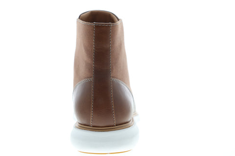 Robert Wayne Doug RW100560M Mens Brown Leather High Top Casual Dress Boots