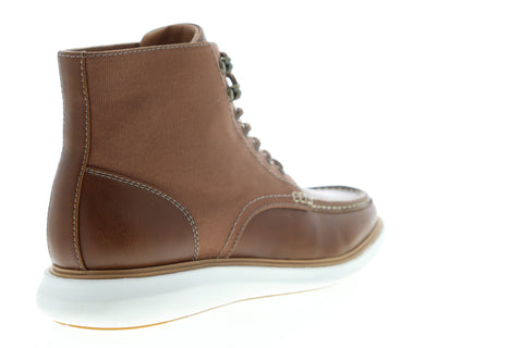Robert Wayne Doug RW100560M Mens Brown Leather High Top Casual Dress Boots