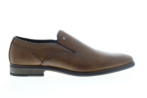 Robert Wayne Seger RW100576M Mens Brown Leather Low Top Casual Loafers Shoes