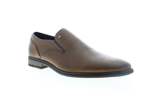 Robert Wayne Seger RW100576M Mens Brown Leather Low Top Casual Loafers Shoes