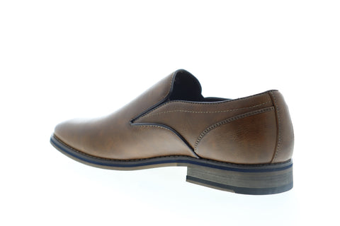 Robert Wayne Seger RW100576M Mens Brown Leather Low Top Casual Loafers Shoes