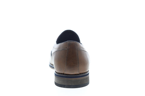 Robert Wayne Seger RW100576M Mens Brown Leather Low Top Casual Loafers Shoes