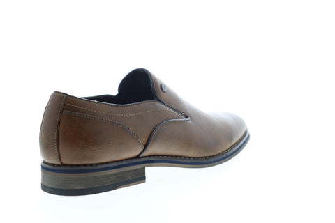 Robert Wayne Seger RW100576M Mens Brown Leather Low Top Casual Loafers Shoes