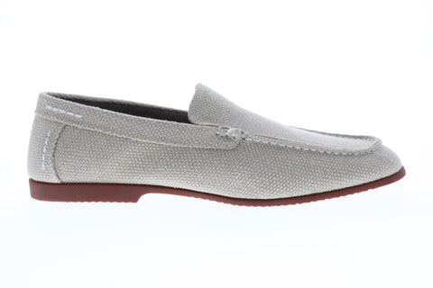 Robert Wayne Tf Kit RWF1004M Mens Beige Tan Canvas Slip On Casual Loafers Shoes