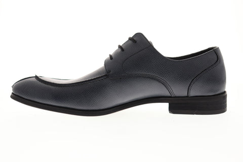 Robert Wayne Tf Walt Mens Black Leather Casual Dress Lace Up Oxfords Shoes