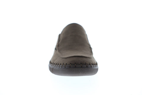 Robert Wayne Tf Trail RWF1045M Mens Brown Suede Slip On Casual Loafers Shoes