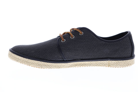 Robert Wayne Peyton Espadrille RWF1172M Mens Black Lifestyle Sneakers Shoes