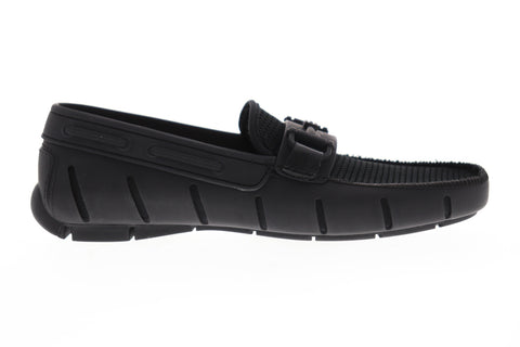 Robert Wayne TF Monaco RWF1214M Mens Black Mesh Low Top Casual Loafers Shoes