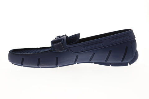 Robert Wayne TF Monaco RWF1215M Mens Blue Mesh Low Top Casual Loafers Shoes