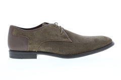 Robert Wayne TF Giona RWF1287M Mens Brown Suede Low Top Plain Toe Oxfords Shoes