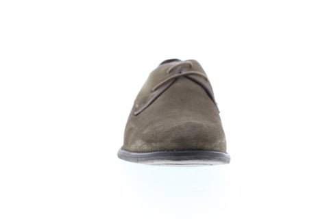 Robert Wayne TF Giona RWF1287M Mens Brown Suede Low Top Plain Toe Oxfords Shoes
