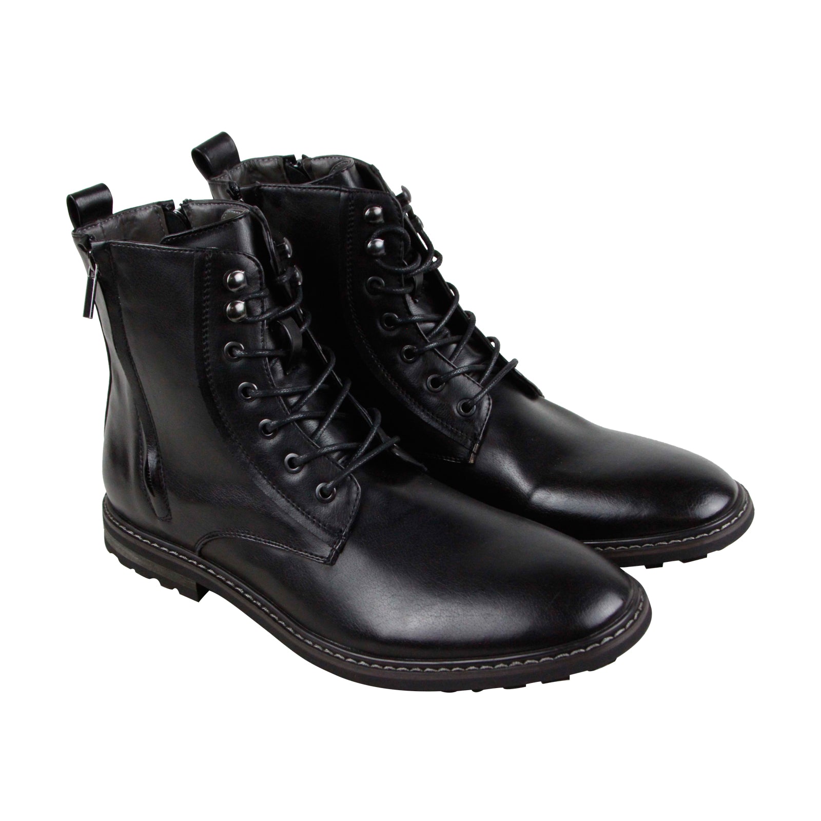 Robert Wayne boots Robert Wayne Shayne RW100579M Mens Brown Leather Mid Top  main image 4