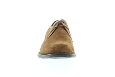 Robert Wayne TF Giona RWF1301M Mens Brown Suede Low Top Plain Toe Oxfords Shoes