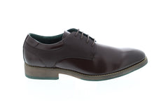 Robert Wayne Sandrino RWS10009M Mens Brown Low Top Plain Toe Oxfords Shoes
