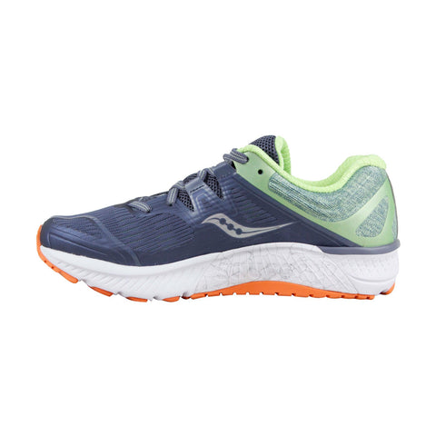 Saucony Guide Iso S10415-3 Womens Blue Canvas Lace Up Athletic Gym Running Shoes