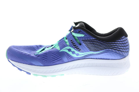 Saucony Ride ISO S10444-35 Womens Purple Mesh Lace Up Athletic Running Shoes