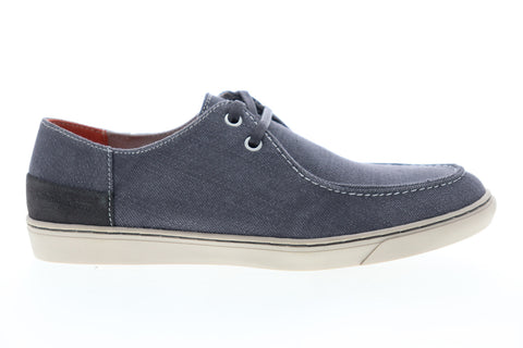 Calvin Klein Zolton Denim 34S1152-DGR Mens Gray Canvas Boat Shoes Loafers