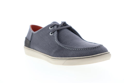 Calvin Klein Zolton Denim 34S1152-DGR Mens Gray Canvas Boat Shoes Loafers