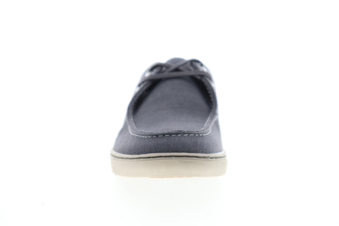 Calvin Klein Zolton Denim 34S1152-DGR Mens Gray Canvas Boat Shoes Loafers
