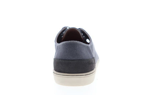 Calvin Klein Zolton Denim 34S1152-DGR Mens Gray Canvas Boat Shoes Loafers