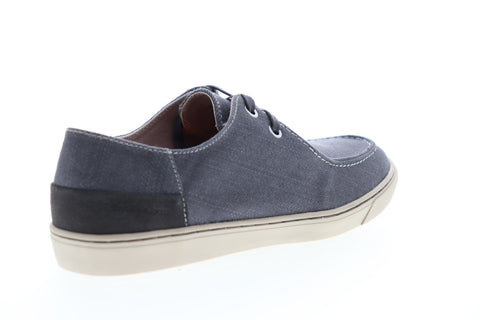 Calvin Klein Zolton Denim 34S1152-DGR Mens Gray Canvas Boat Shoes Loafers