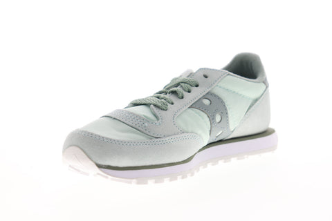 Saucony Jazz Lowpro S1866-242 Womens Green Canvas Lifestyle Sneakers Shoes