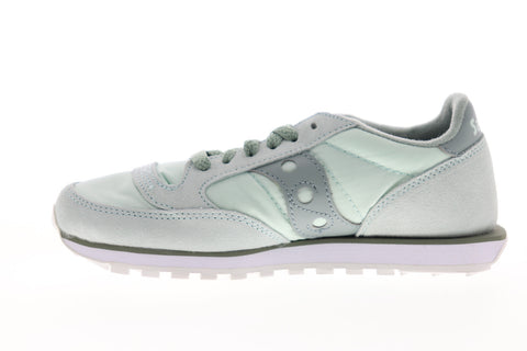 Saucony Jazz Lowpro S1866-242 Womens Green Canvas Lifestyle Sneakers Shoes